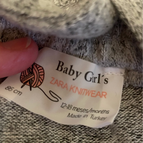 Baby Girl’s Zara Knitwear suspender skirt w/ruffles-Like new-Size 12-18 mo - Picture 7 of 11